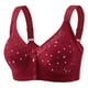 thumbnail image 1 of Karight Bras for Women No Underwire Full Coverage Senior Padded Bra Floral Front Closure Push Up Cotton Bralettes, 1 of 8