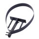 thumbnail image 4 of Soporte de tubo de chimenea, soporte fijo ajustable para estufas de calefacción y chimeneas. Negro, 4 of 9
