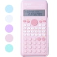 thumbnail image 1 of Scientific Calculators for Students, 240 Functions 2-Line Standard Scientific Calculator, Cute School Office Supplies，Math Calculator for School (Pink), 1 of 6