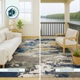 thumbnail image 4 of Addison Rugs Chantille Indoor/Outdoor Transitional Abstract Navy Machine Washable Runner Rug, 2'3" x 7'6", 4 of 8