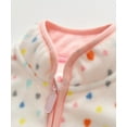 thumbnail image 3 of Toddler Girls Thin Fleece Jacket Cartoon Spring Baby Girls Boys Coats for Kids White 4-5T, 3 of 8
