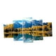 thumbnail image 3 of 5 Paneles Abstracto Cartel HD PVC Pintura Hogar Pared Arte Decoración Paisaje Paisaje Serie Colinas verdes continuas, 3 of 7