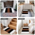 thumbnail image 6 of Brown Black White Door Mat&nbsp;Indoor Outdoor Entrance, Non Slip Rug for Kitchen Bathroom Entryway Rug, Contemporary Boho Modern Art Washable Doormat Floor Mat 20x31.5 Inch, 6 of 8