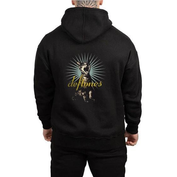 Deaf Tones Adrenaline Cat Band Retro Style Hoodie, for men & women, up to size 5XL.