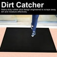 thumbnail image 3 of A1HC Natural Rubber Fingertip Entrance Floor Mat, 36"x60", Black Scraper Stud Mat, Premium Non-Slip Door Mat for Home, Garage & Commercial Use, 3 of 7