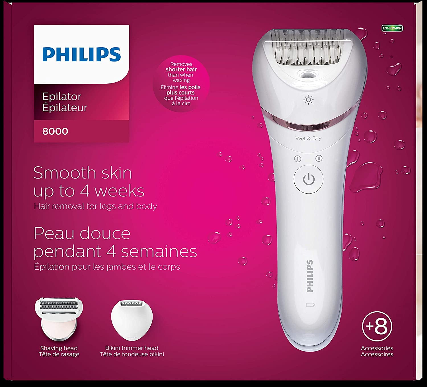 Philips Epilator 8000 BRE740/14 Walmart Canada
