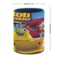 thumbnail image 2 of Bob el Constructor-theme Cylinder Pen Holder Pencil Organizer with Flannel Lining PVC Leather Material Cardboard Base for study work 10*8CM, 2 of 6