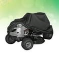 thumbnail image 1 of HINTRMENT 1Pack Black Rectangular Lawn Mower Cover with Lockable and Windproof Features, 1 of 8