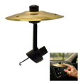 thumbnail image 1 of Car Crash Cymbal Air Vent Mini Drum Decorative Accessory for Car Vents, Compact, Stylish Design, Ideal for Car Enthusiasts, 1 of 5