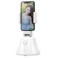 thumbnail image 2 of Mistaha Support de Caméra pour Téléphone avec Suivi du Visage et Rotation 360° pour Prise de Photo Intelligente en Direct (Blanc), 2 of 8