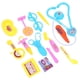 thumbnail image 5 of Maleta Doctor Infantil Plástico Portátil para Niña Regalo Verde 15uds, 5 of 6