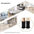 thumbnail image 3 of 32 Uds. Calcetines de fieltro para muebles y sillas, cubiertas para muebles de mesa, cubiertas para patas de sillas, tapas, almohadillas para pies, protectores de suelo, previenen, 3 of 4