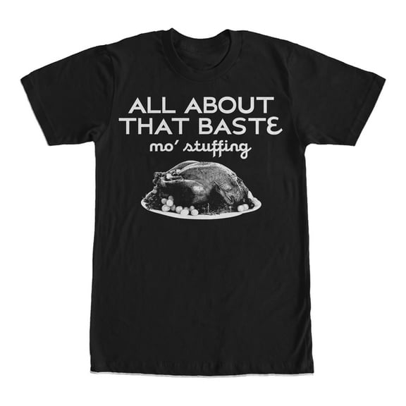 Men's Lost Gods Thanksgiving All About That Baste Graphic Tee Black Large