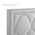 thumbnail image 6 of Modway Greta Performance Velvet Twin Headboard in Light Gray, 6 of 10
