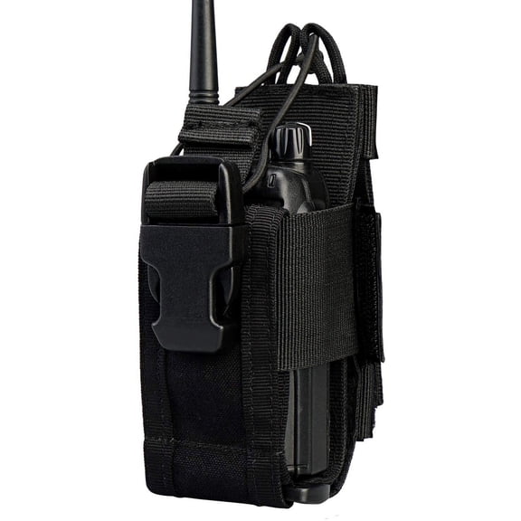 VIPERADE Radio Holster, MOLLE Radio Pouch for Vest, Universal Walkie Talkie Holster Radio Holder for Duty Belt, Police Radio Holder Tactical Radio Pouch for Baofeng, Motorola