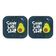 thumbnail image 7 of Kll Avocado In Space1 Windshield Sun Shade 2-Piece Foldable Car Front Window Sunshade For Most Sedans Suv Truck- Large, 7 of 7