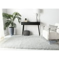 thumbnail image 4 of SAFAVIEH Royal Ronnette Solid Plush Shag Area Rug, Light Grey, 5'3" x 7'6", 4 of 9
