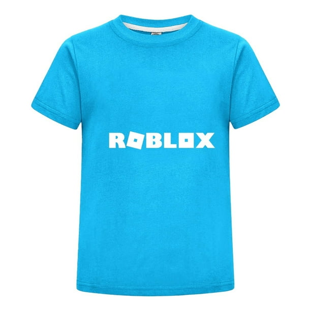 Camiseta Roblox para Niño Ninas en Verano, Playera Infantil Gamer con Estampado Colorido de Personajes, Ideal para Regalo y Uso Diario