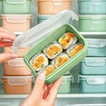 thumbnail image 4 of Qholemyo Small Rectangular Airtight Food Storage Containers With Lids Plastic Refrigerator Fresh Keeping Box Kitchen Lunch Box, 4 of 6