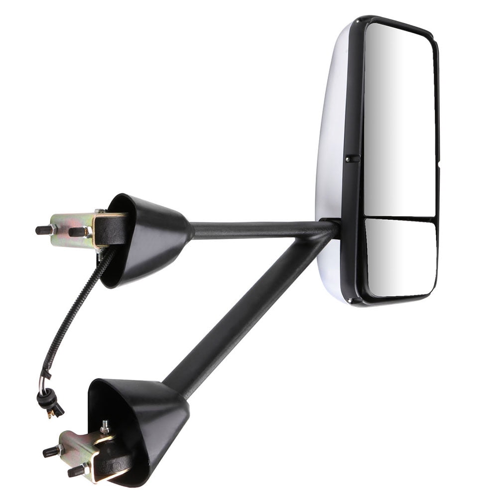 SCITOO Truck Hood Mirror Tow Mirror Chrome Door Mounted Mirror fit for