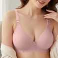 thumbnail image 3 of Ohufall Oversized Bras for Women Push Up with Steel Ring Bra Gathering Fit Everyday Underwear, 3 of 7