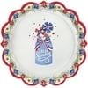 Pioneer Woman Red White and Blue Mason Jar Patriotic Paper Dinner Plates, 11.5in, 8ct