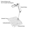 thumbnail image 6 of 18 Pcs of HG144 Clear Action Figure Display Holder Base Doll Model Support Stand Gundam, 6 of 9