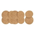 thumbnail image 1 of Paquete de 10 almohadillas de fibra de coco engrosadas, forros de almohadilla de nido de fibra de coco, coco 20 cm de diámetro, 1 of 9