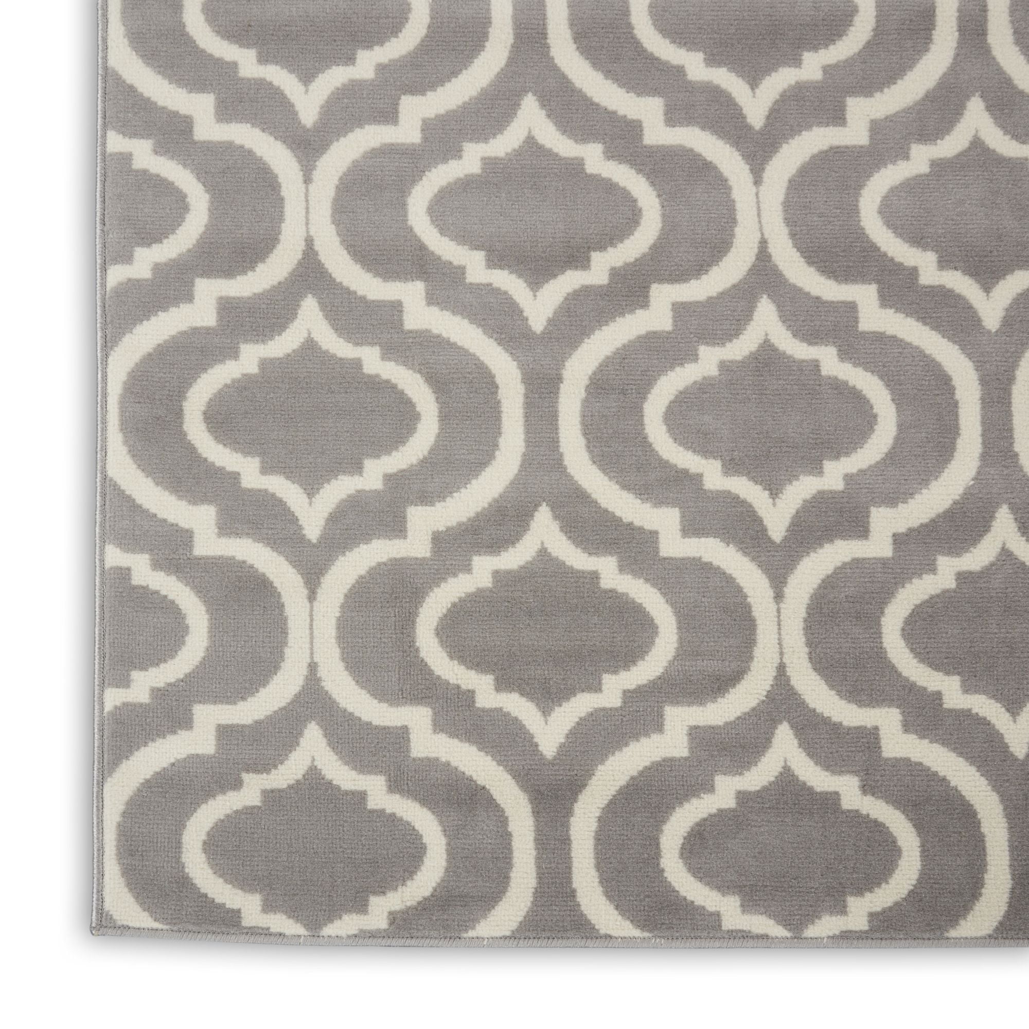 Nourison Jubilant 7' x 10' Grey Contemporary Indoor Rug