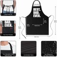 thumbnail image 3 of sidao 100% Cotton Funny Apron for Men Women Adjustable Bib Aprons with 2 Pockets Grill Kitchen Cooking BBQ One Size Fits All, 3 of 6