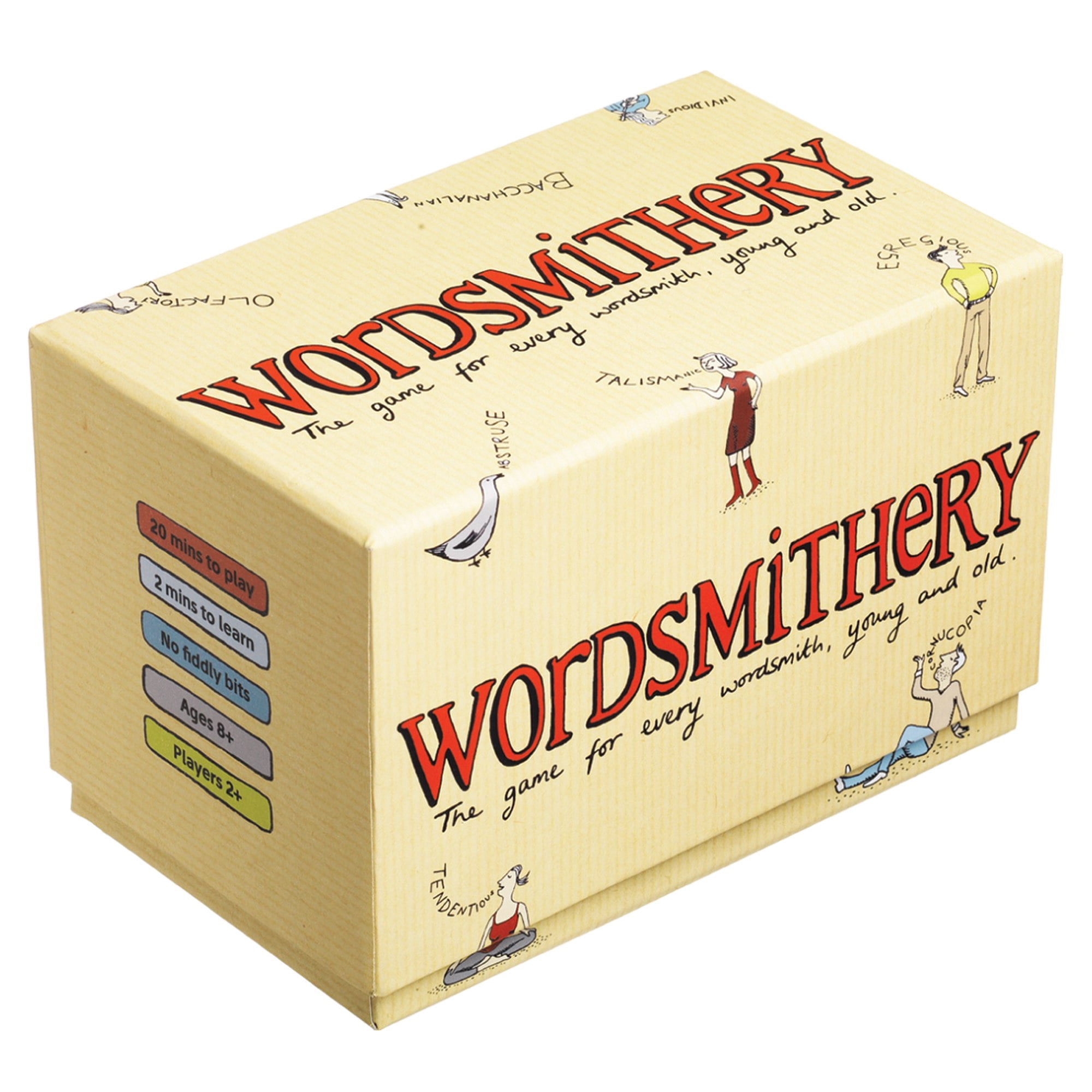 Wordsmithery - Vocabulary Building Party Game Clarendon Games Easy To Learn Family Game Night Ages 8+ 2+ Players