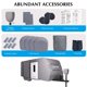 thumbnail image 5 of Yeshouse funda para autocaravana de 27 a 30 pies, protección UV e impermeable, correas resistentes al viento, incluye fundas para neumáticos, funda para gato y parches de reparación, 5 of 8