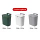 thumbnail image 5 of Cubo de basura WhiteKitchen con tapa Papelera de reciclaje colgante Tapa deslizante y abatible 9l esquí esquí Gafas de esquí, 5 of 5