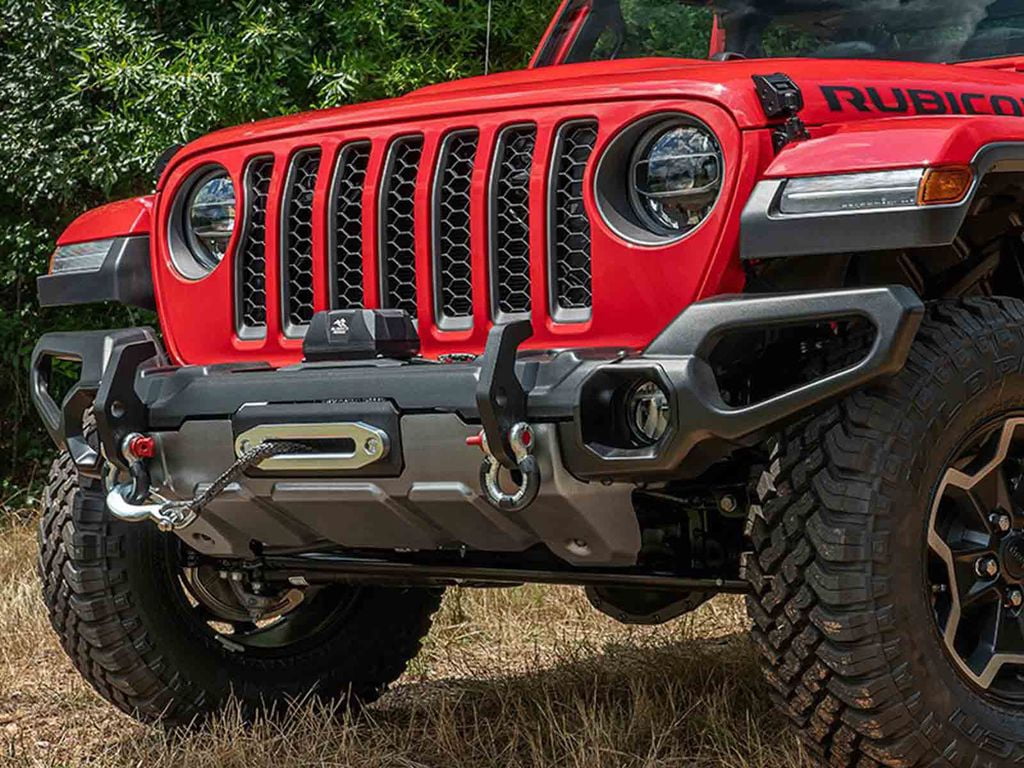 Rugged Ridge by RealTruck Venator Bumper, Front for Jeep JL/JT|Full Width w/ Overrider & Winch Tray, Steel, Satin Black|11549.41|Compatible with 2018-2024 Jeep Wrangler JL; 2020-2024 Jeep Gladiator JT