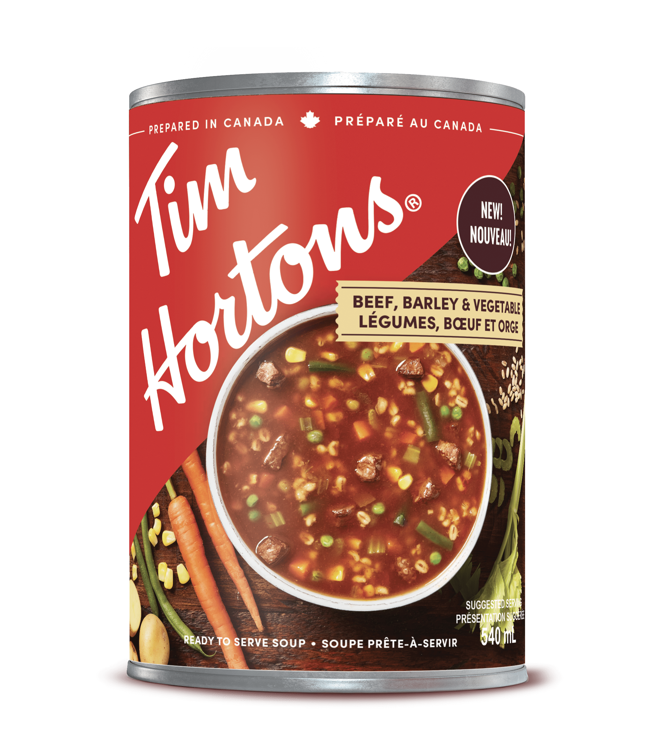TIM HORTONS BOEUF, ORGE ET LÉGUMES