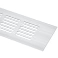 thumbnail image 4 of Uxcell Air Vents Cover, 4Pcs 350 x 60mm - Aluminum Alloy Mesh Air Return Vent Cover, Louvered Ventilation Grille(Silver), 4 of 5