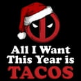 thumbnail image 2 of Men's Marvel Deadpool Holiday Tacos  Graphic T-Shirt, 2 of 5