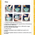 thumbnail image 6 of Microwave Popcorn Bowl Handle Heat Resistant Collapsible Popcorn Maker Bucket Silicone Popper Container Home Movie Night Kitchen Snack Tool, 6 of 6