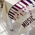 thumbnail image 5 of JHGoosa Piano Music Pattern Table Cloth Rectangular Tea Table Cover Dining Home Decor Home Textile Necessities(Clearance), 5 of 5