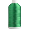 thumbnail image 1 of Superpunch Fil à Broder en Polyester Vert Kelly 5557, 40wt 5000m, 1 of 2