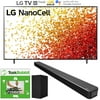 LG 75NANO90UPA 75 Inch 4K Smart UHD NanoCell TV w/ AI ThinQ (2021 Model) Bundle with LG SN6Y 3.1 Channel High Res Audio Sound Bar + TaskRabbit Installation Services