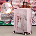 thumbnail image 4 of Travel Luggage Cover Suitcase Protector Fits 18-32 Inch Luggage Wheel Covers Patterned Travel Related Items Flower Luggage Protector Elastic Luggage Anti-scratch Suitcase Cover L, 4 of 5