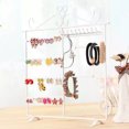 thumbnail image 2 of Pendientes Minnieouse Soporte de metal para joyas 48 agujeros 10 Ganchos 33x30cm, 2 of 6