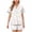 White, variant on Women's 2 Piece Easter Pajamas Set Cute Bunny Printed Matching Pjs Sets Comfy Casual Button Down Sleepwear Outfits White L