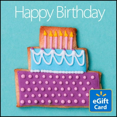 Happy Birthday Cake Walmart eGift Card