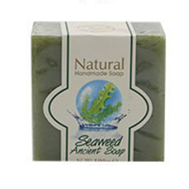 Seaweed Jabón Natural, barra de jabón orgánico, barra hidratante, jabón corporal, lavado de cara, mujeres y hombres