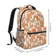 thumbnail image 2 of Haiem Corgi Animal Printed School Backpack,Casual Travel Lightweight Backpack,Durable Comfortable Multifunctional Backpack,Laptop Backpack, 2 of 5
