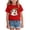 HLshirt114-Red, variant on xaweyi Girls Halloween Tee Cute Ghost with Bow Graphic Short Sleeve Crew Neck Holiday Shirt,Sizes 18-24 Months