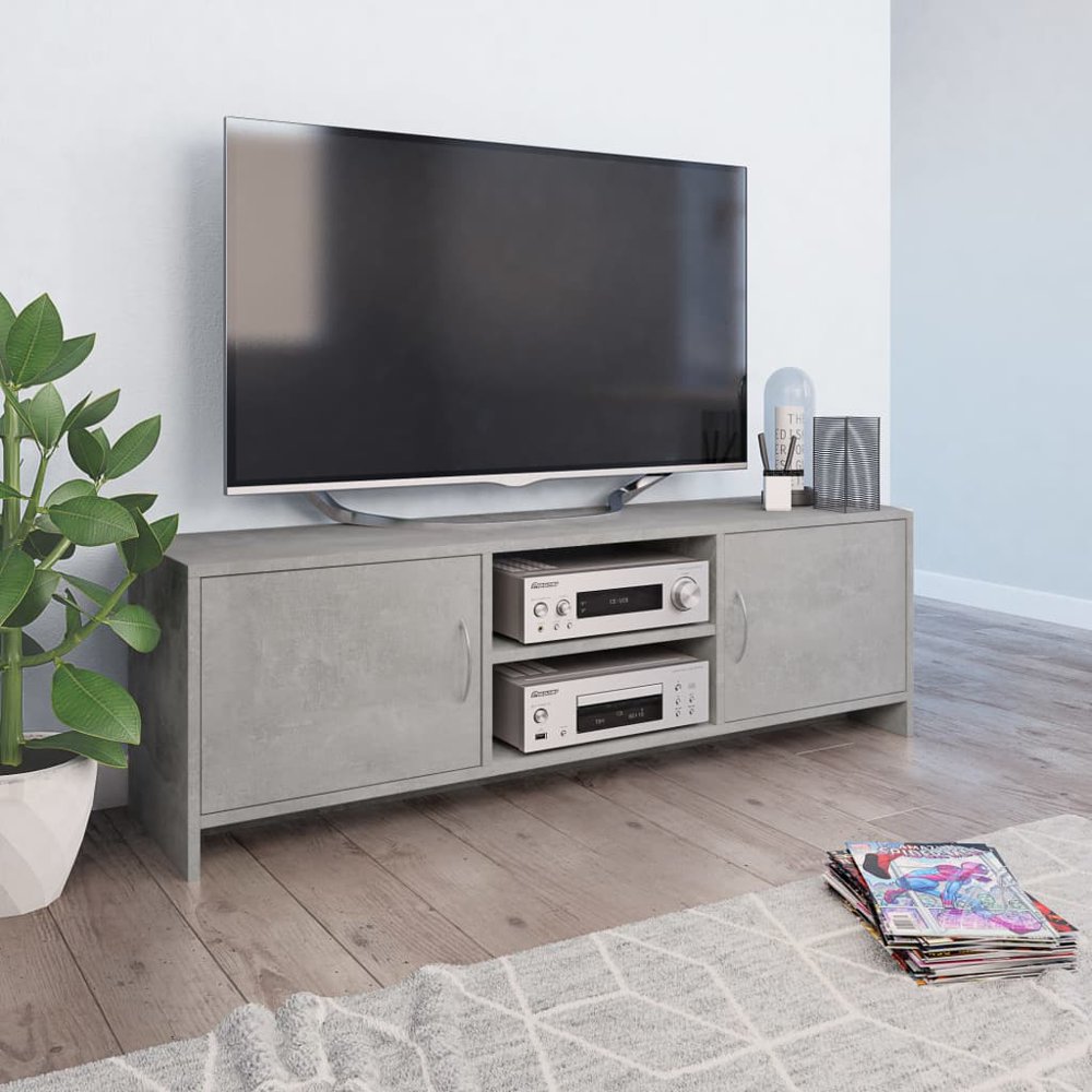 TV Concrete Gray 47.2"x11.8"x14.8" Chipboard