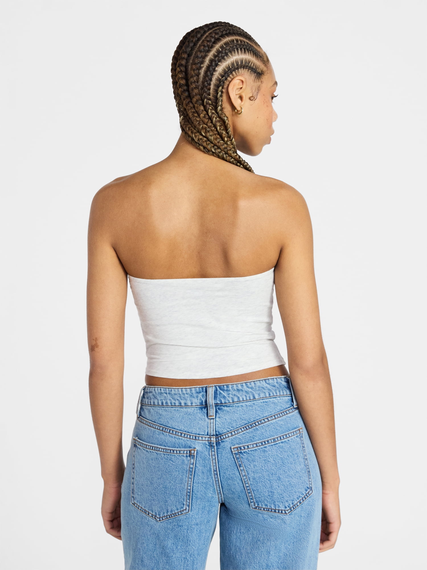 No Boundaries Cropped Tube Top, Women's XXS-XXL